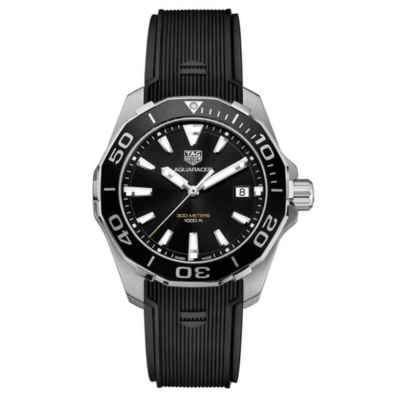 Tag Heuer Aquaracer Black Dial Watch for Men - WAY111A.FT6151