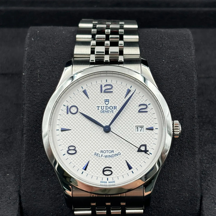 Tudor M91650-0005 1926 Automatic Men's Watch – White Dial & Silver Steel Strap